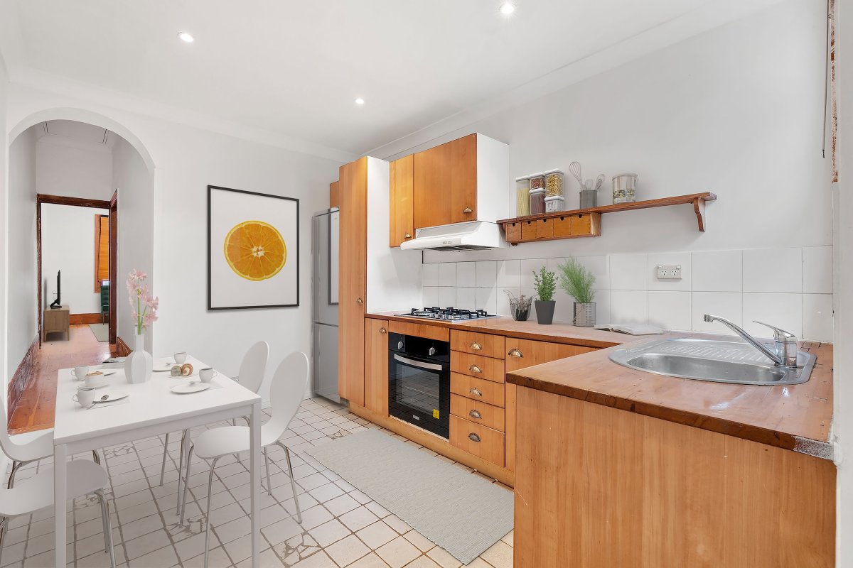 A hidden gem with scope to re-create or renovate.