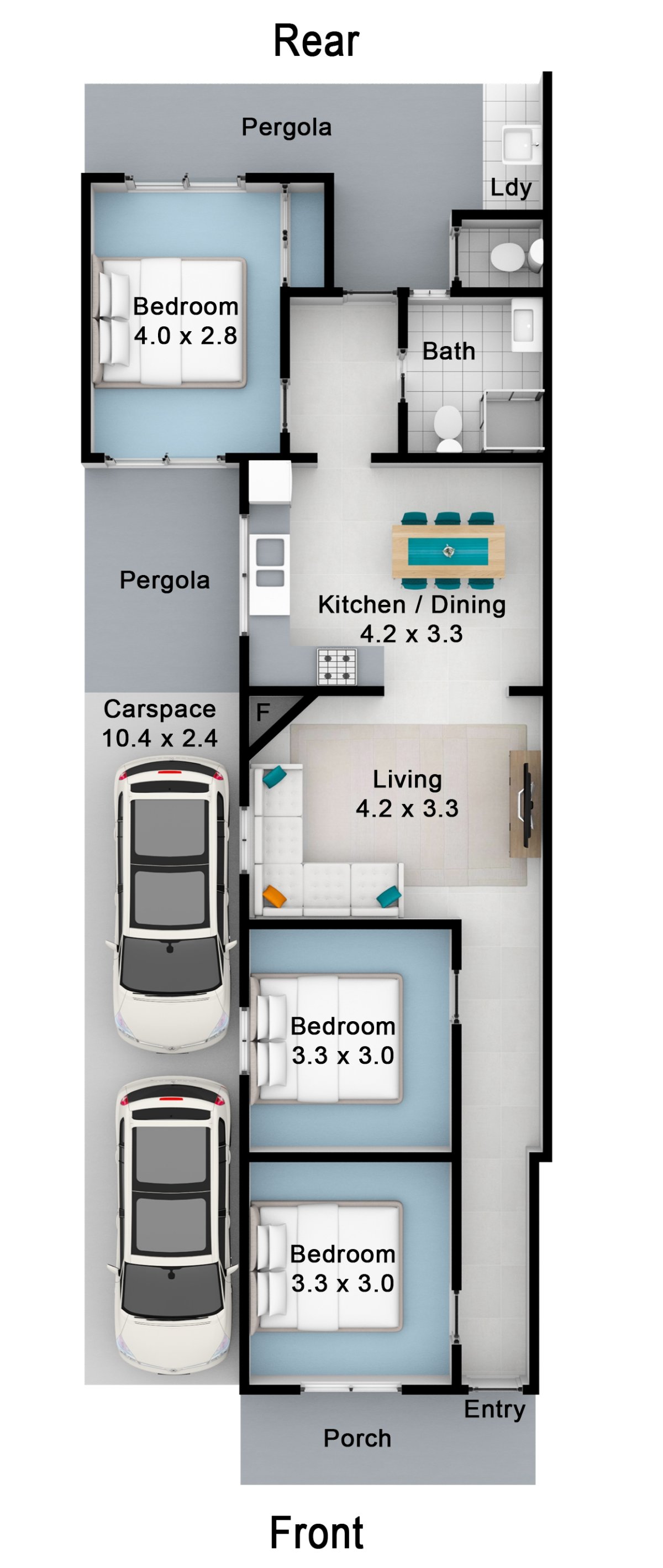 Floor plan for Ripe for Renovation in a Great Location