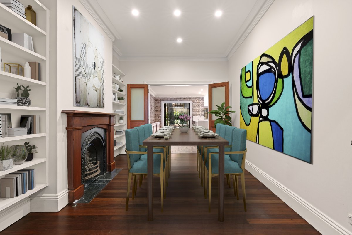 Beautifully presented tri-level terrace