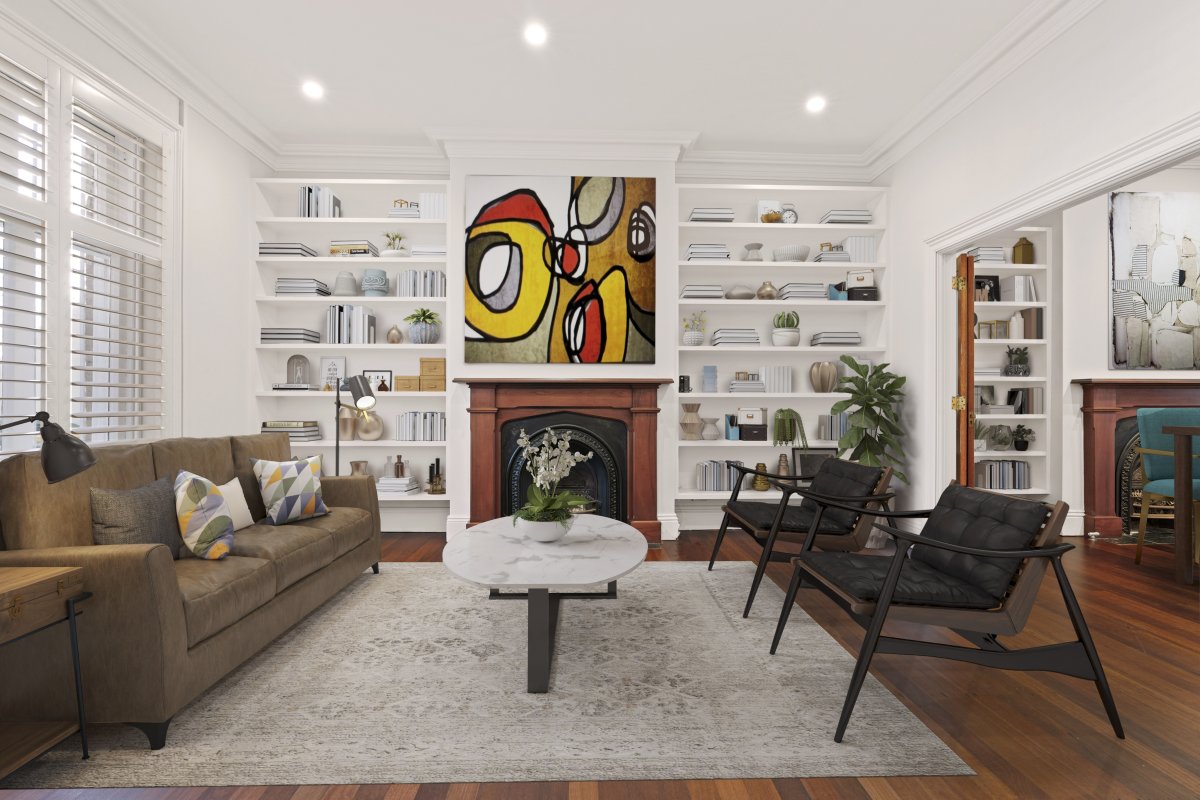 Beautifully presented tri-level terrace